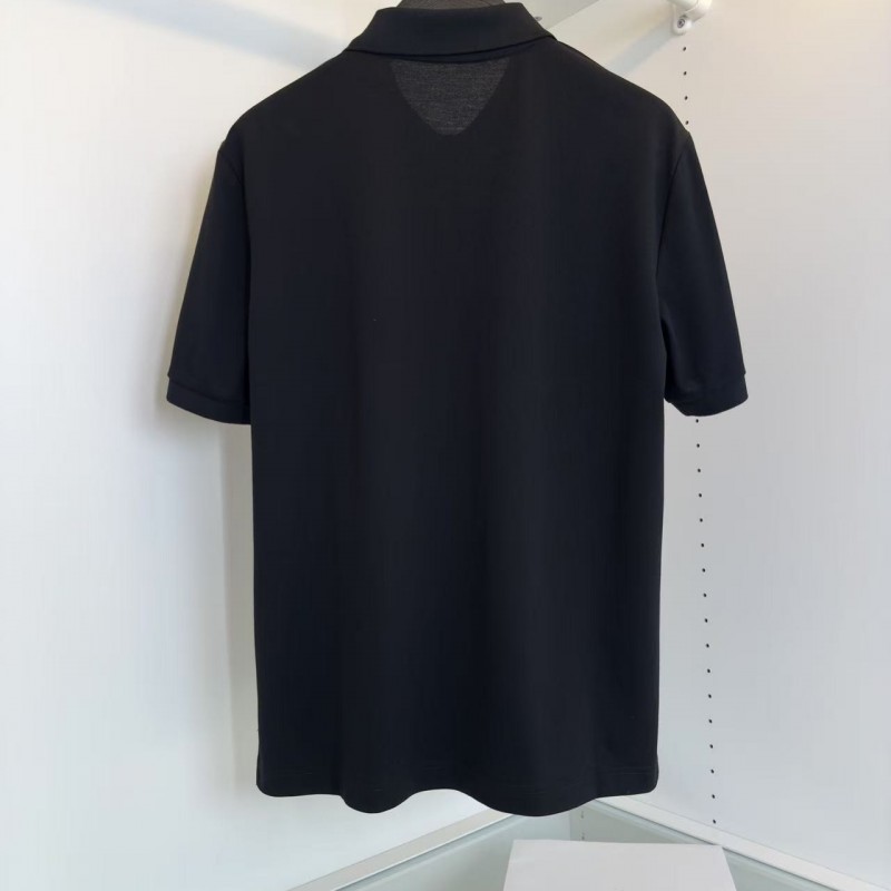 Pra*a latest 2025 lapel zipper pocket red label