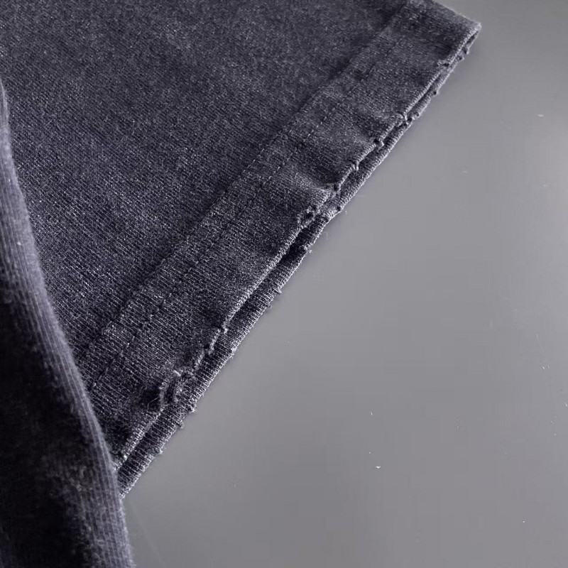 Pra*a 2025 new round neck T-shirt