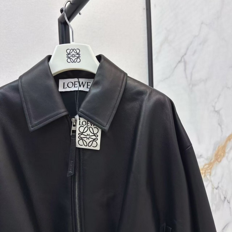 L0ew* Spring and Summer latest retro modern fashion design imported sheepskin pleated women