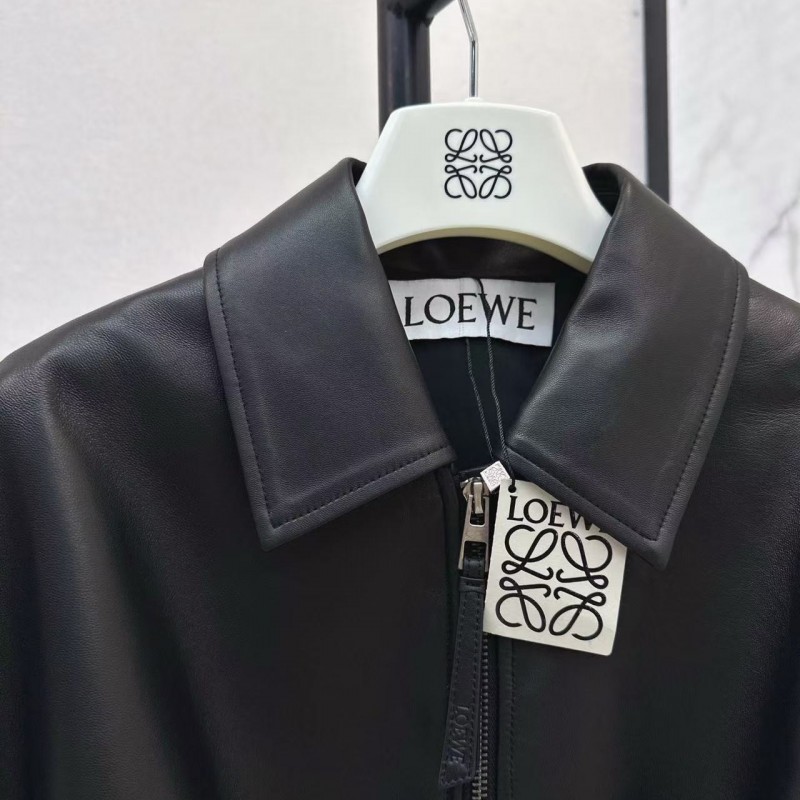 L0ew* Spring and Summer latest retro modern fashion design imported sheepskin pleated women