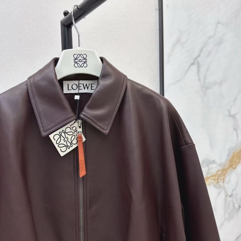 L0ew* Spring and Summer latest retro modern fashion design imported sheepskin pleated women