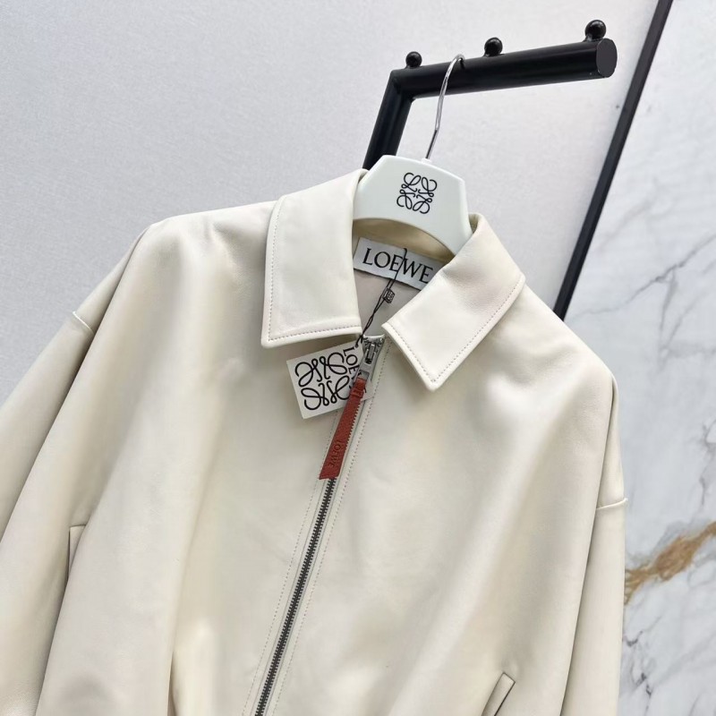 L0ew* Spring and Summer latest retro modern fashion design imported sheepskin pleated women