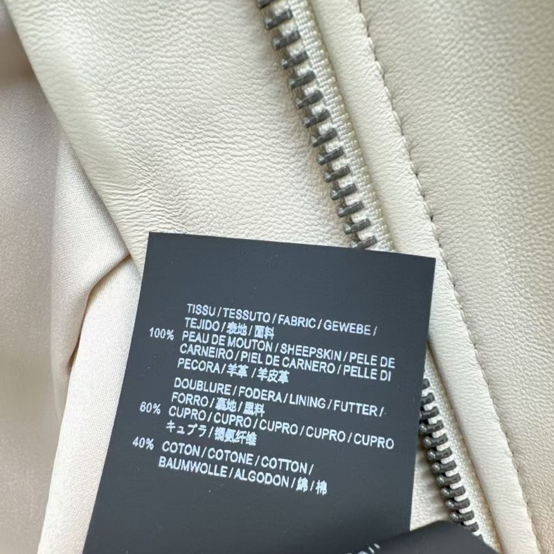 L0ew* Spring and Summer latest retro modern fashion design imported sheepskin pleated women