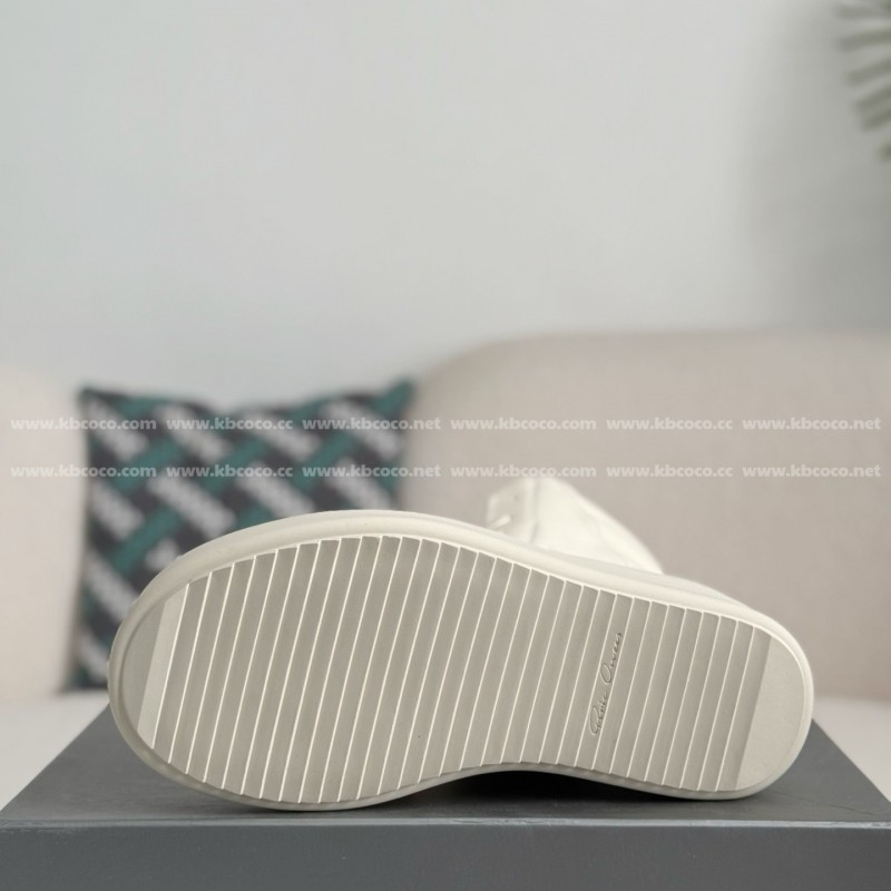 RICK OWENSRO GEOBASKET HIGH-TOP FASHION PLIMSOLLS