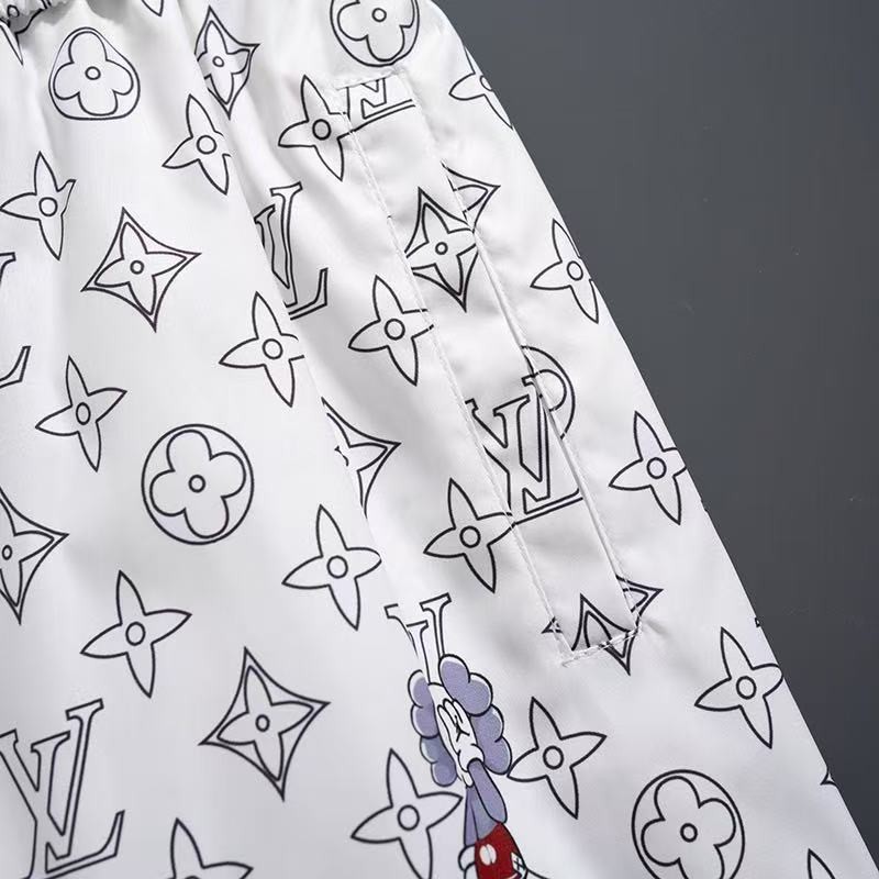 LV 2025 new top-grade quick-drying fabric beach swimming shorts