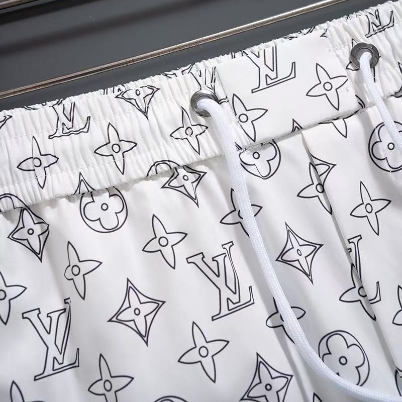 LV 2025 new top-grade quick-drying fabric beach swimming shorts