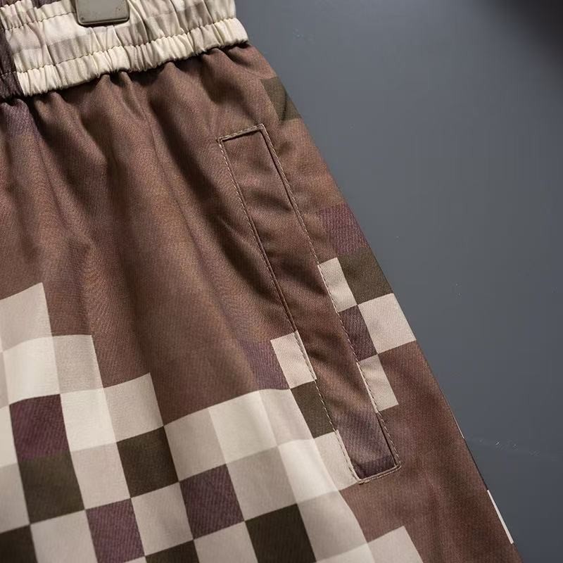 LV 2025 new top-grade quick-drying fabric beach swimming shorts