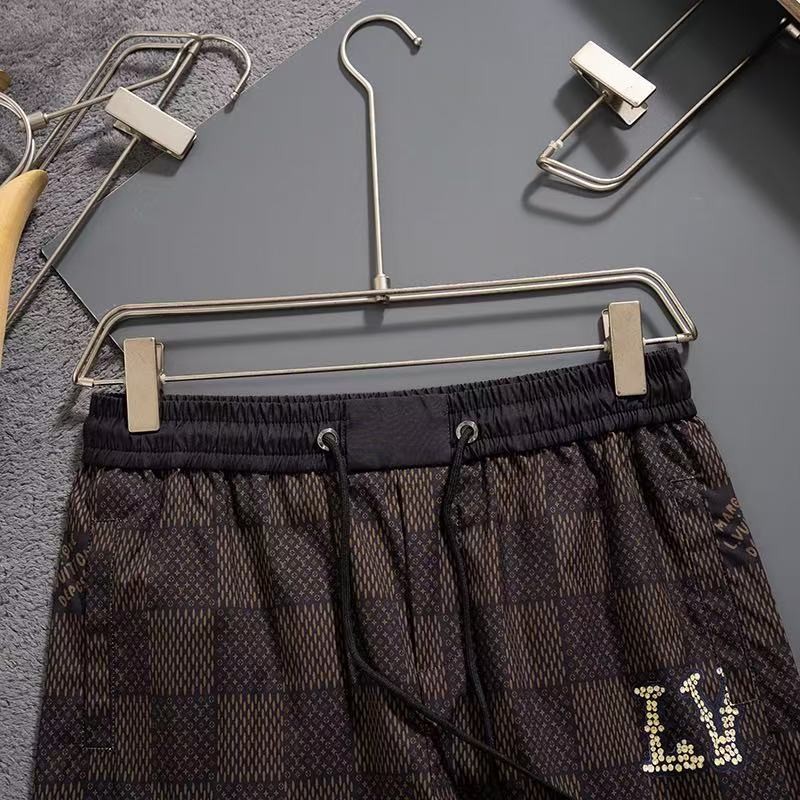 LV 2025 new top-grade quick-drying fabric beach swimming shorts