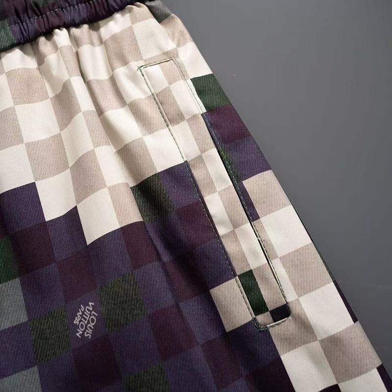 LV 2025 new top-grade quick-drying fabric beach swimming shorts