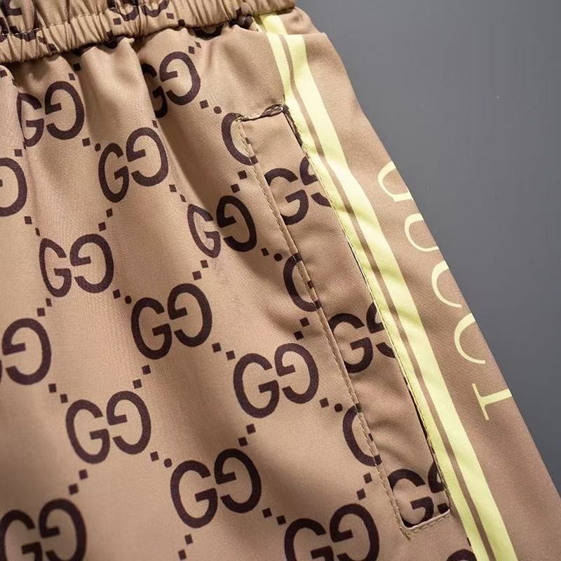 G*u*i 2025 new top-grade quick-drying fabric beach swimming shorts