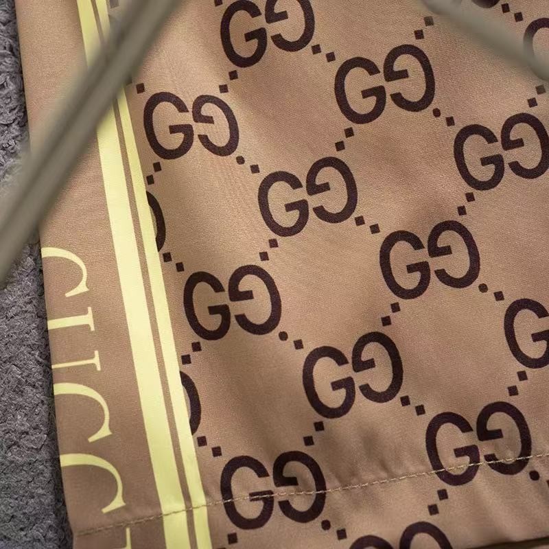 G*u*i 2025 new top-grade quick-drying fabric beach swimming shorts