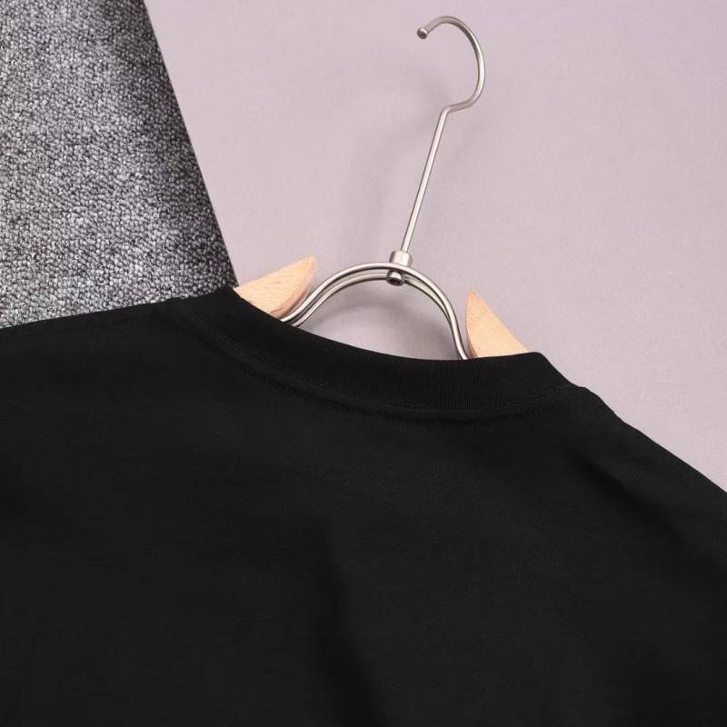 D*0r 2025 new Starry Sky Graffiti Round Neck T-shirt