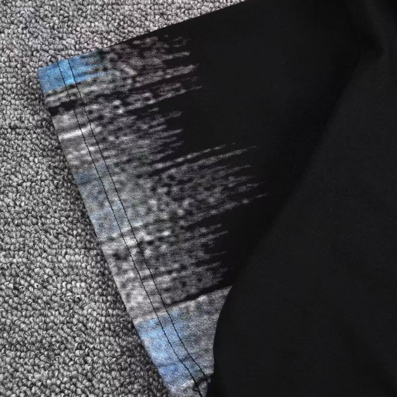 D*0r 2025 new Starry Sky Graffiti Round Neck T-shirt