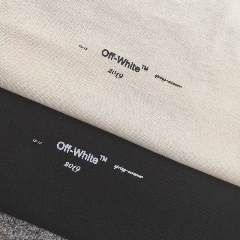 offwhite Monet optimized boat arrow cotton T-shirt
