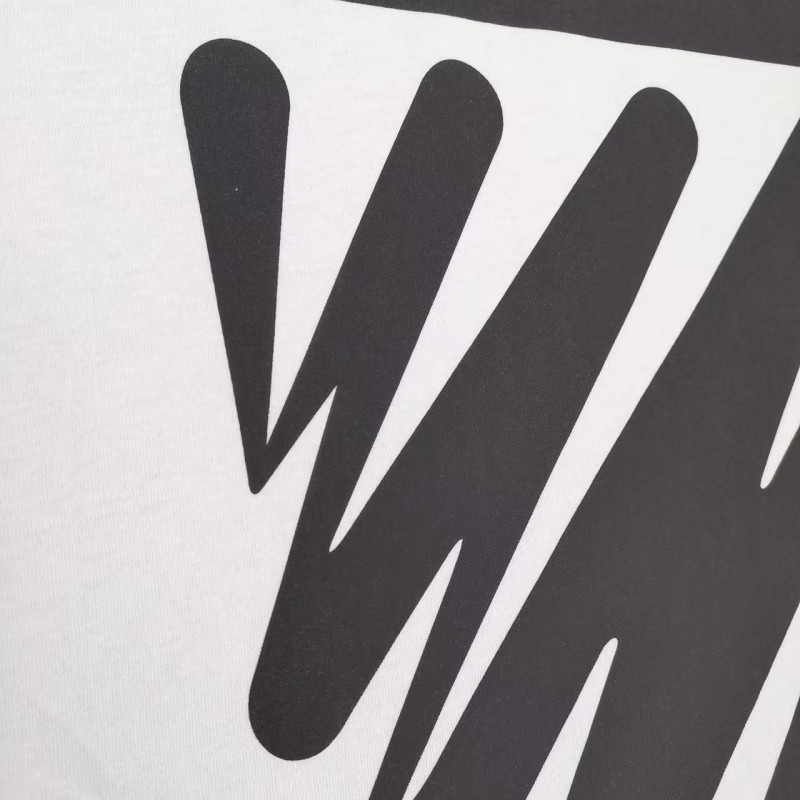 off white black and white graffiti brush zebra crossing electrocardiogram