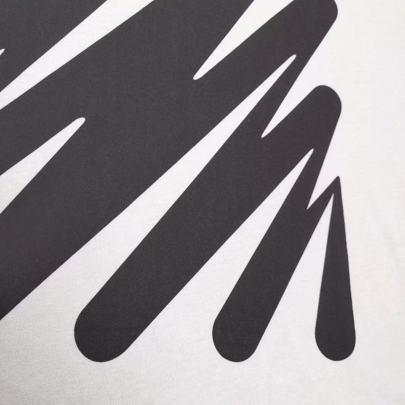 off white black and white graffiti brush zebra crossing electrocardiogram