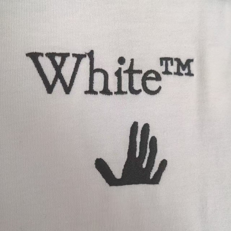 off white 2025ss top Jordan joint ow embroidery