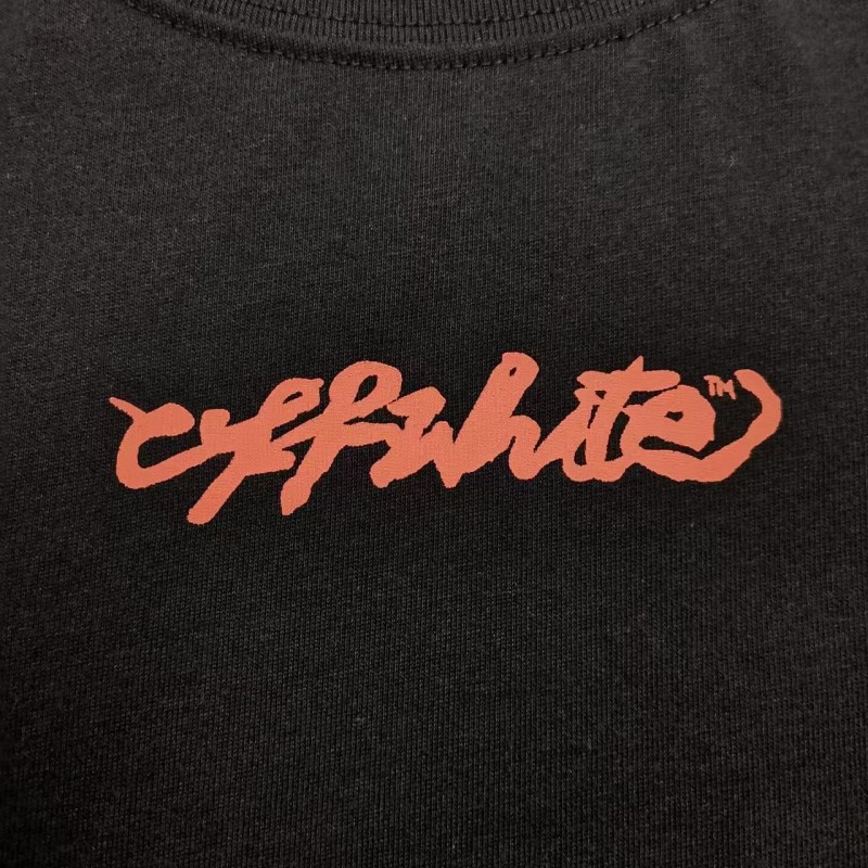 off white new summer 3D graffiti fantasy color