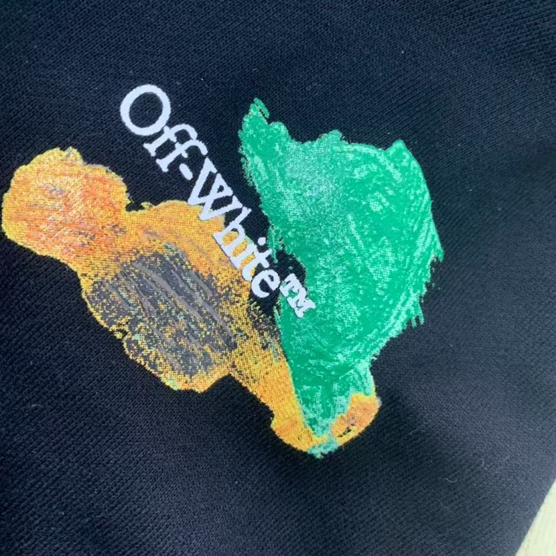 Off White 2025 new 3D graffiti shorts