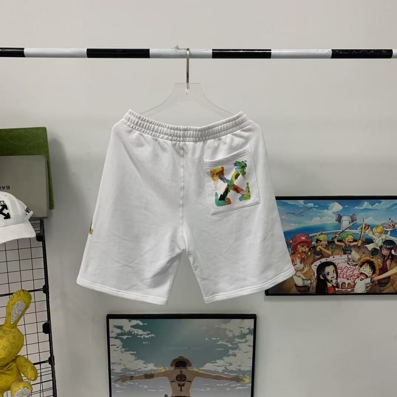 Off White 2025 new 3D graffiti shorts
