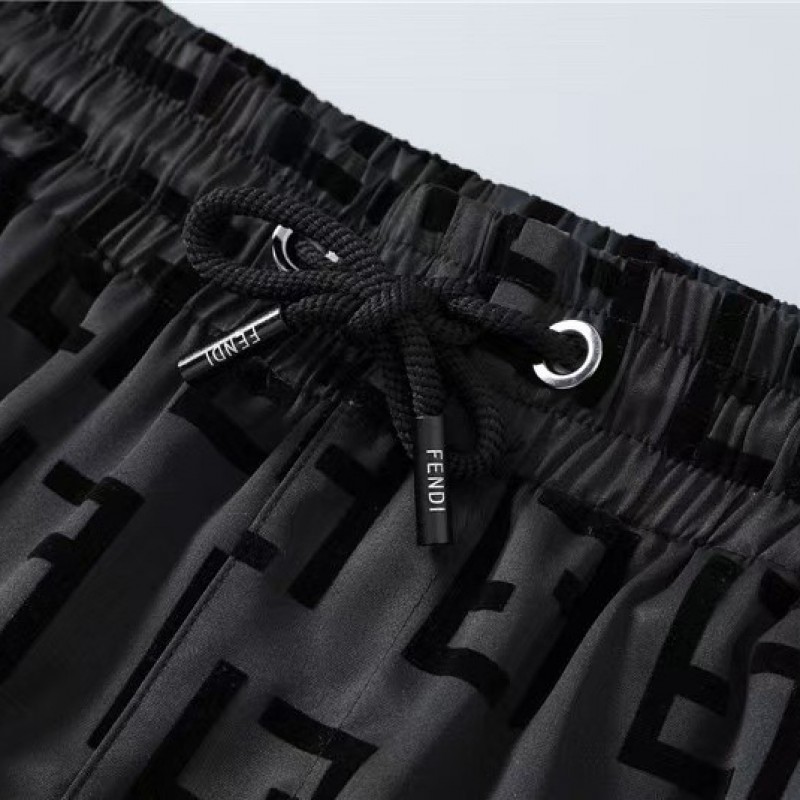 F**di 2025ss summer new beach pants quick-drying fabric
