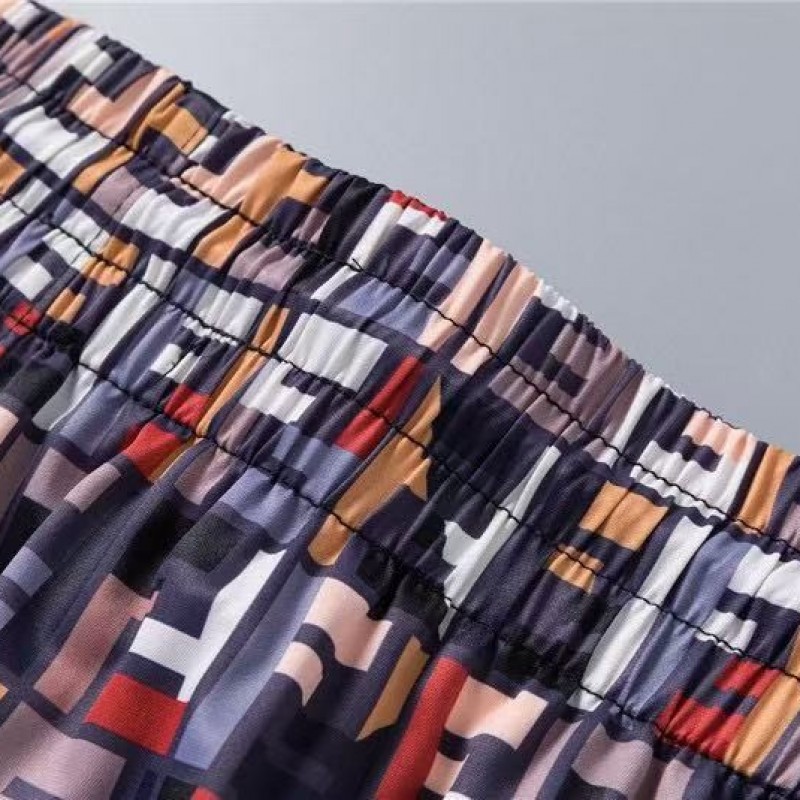 F**di 2025ss summer new beach pants quick-drying fabric