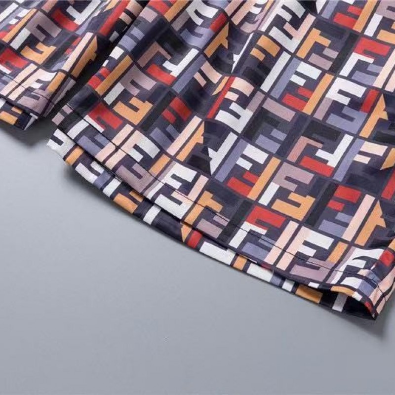 F**di 2025ss summer new beach pants quick-drying fabric