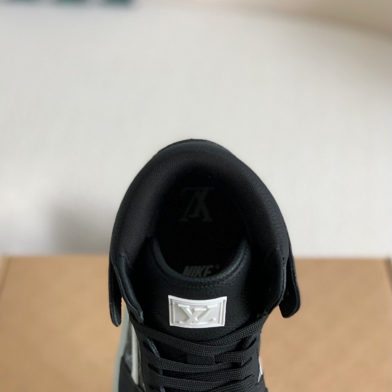 L0*is V*t0n x Nike Air Jorda 1 High AJ1 Sneakers