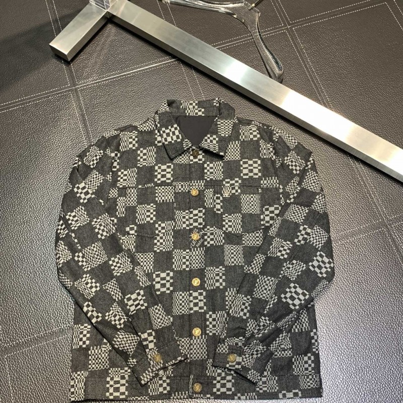 L0*is V*t0n lapel denim jacket_副本