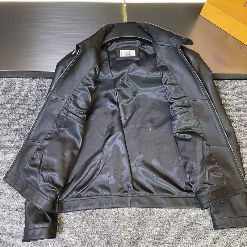 Hermès Australian imported sheepskin jacket