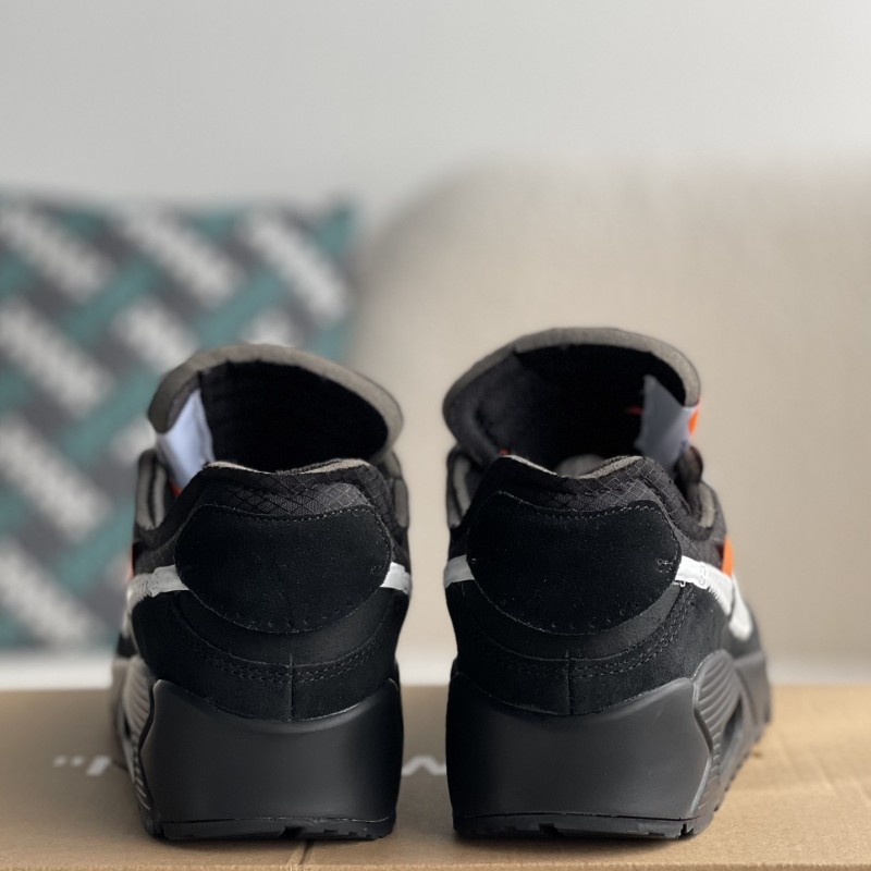 Off-White x Nike Air Max 90 Black THE TEN Sneakers