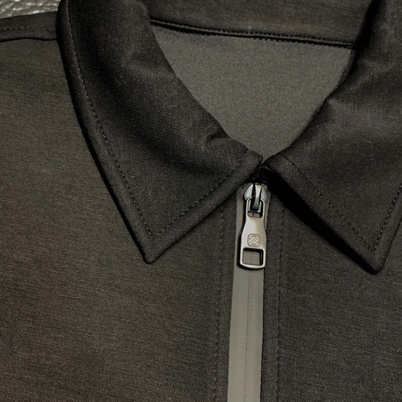 Zegna lapel casual sweatshirt