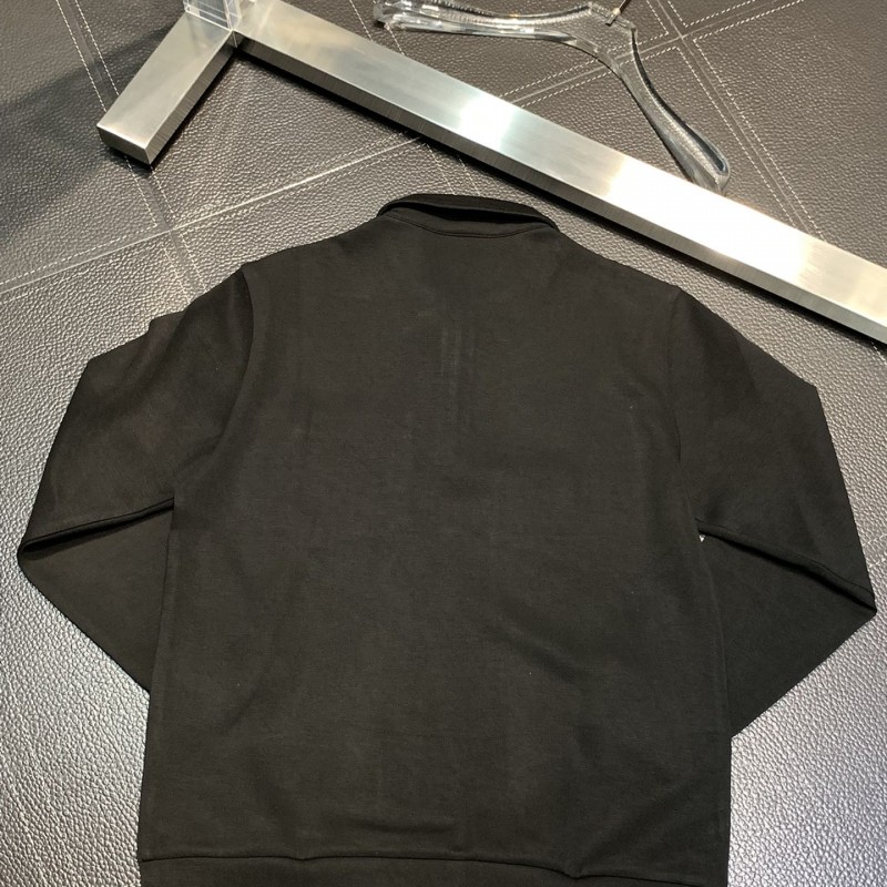 Zegna lapel casual sweatshirt
