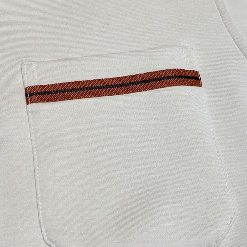 Zegna lapel casual sweatshirt