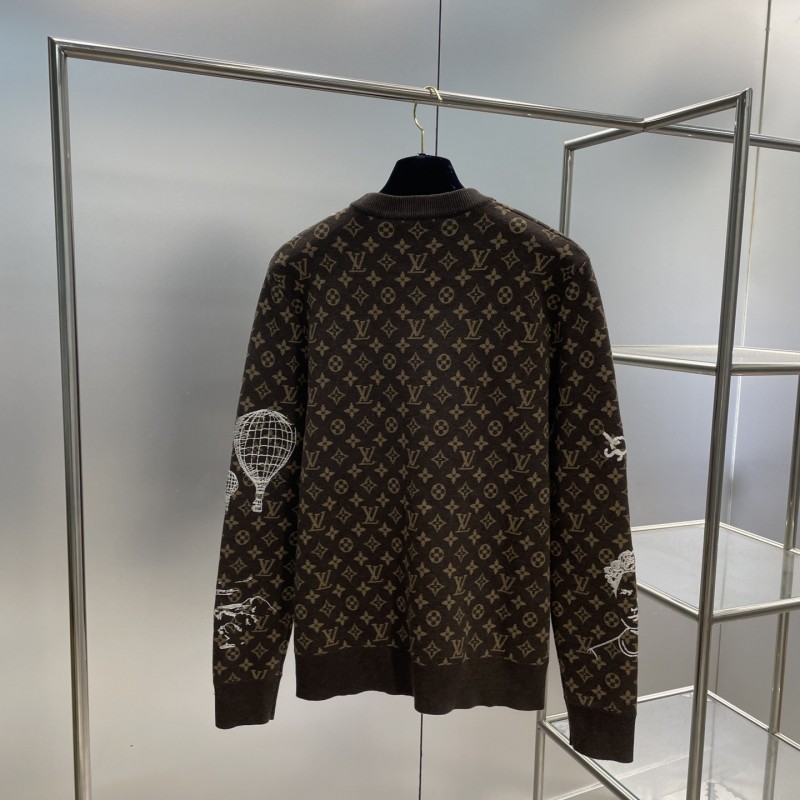 L0*is V*t0n Full body LVSE MONOGRAM crew neck shirt