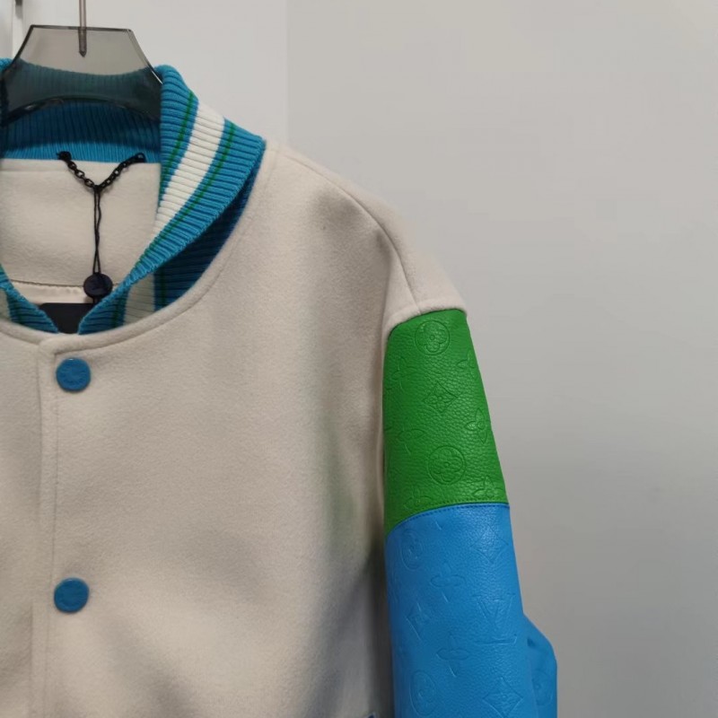 L0*is V*t0n Early spring show baseball jacket