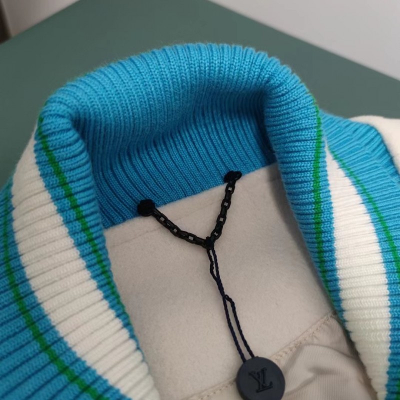 L0*is V*t0n Early spring show baseball jacket