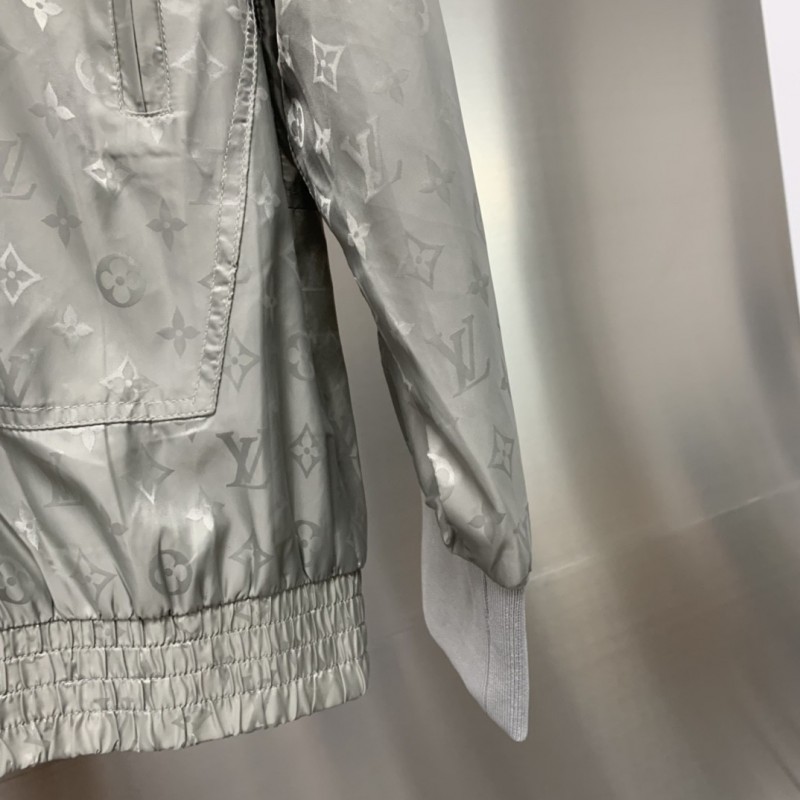 L0*is V*t0n Fully printed dark patterned floral lightweight jacket