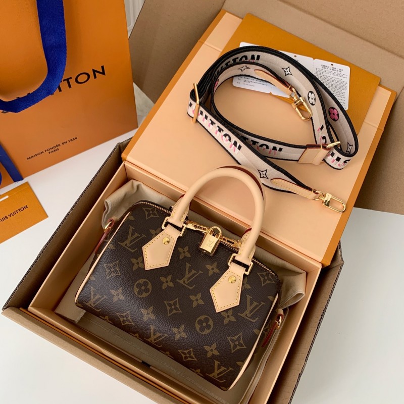 L0*is V*t0n Speedy Bandoulière 20  Boston Bag M46234 SIZE：20*13*12cm