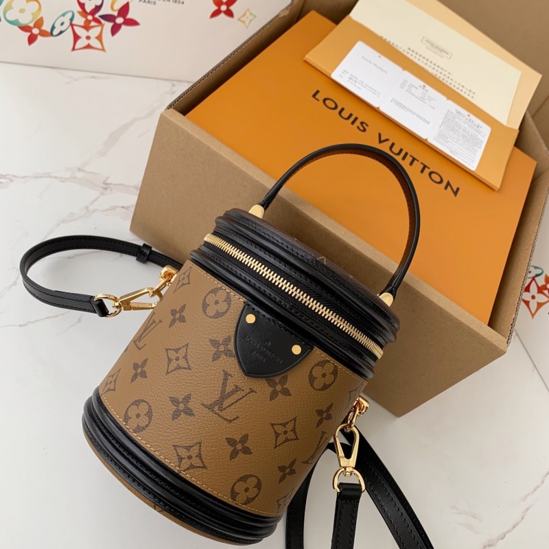 L0*is V*t0n CANNES bucket M43986 size:15*17*15cm