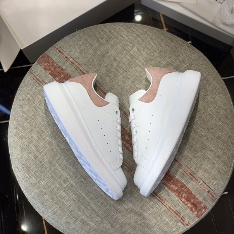 Ale*d*r M*Q*en MQ pink velvet tail Sneakers