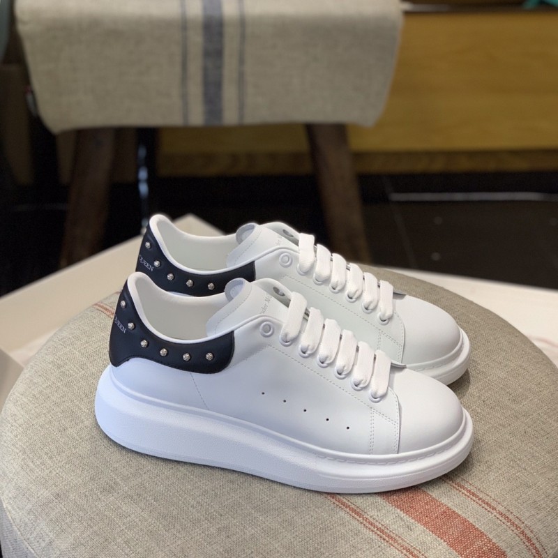 Ale*d*r M*Q*en MQ black tail Rose nail Sneakers