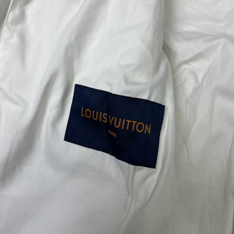 L0*is V*t0n Multi-pocket plush leather jacket