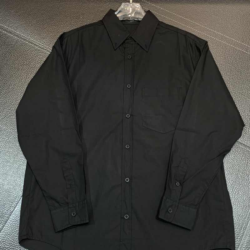 Ba*len*cia*ga Oversized back tape printed logo long sleeves