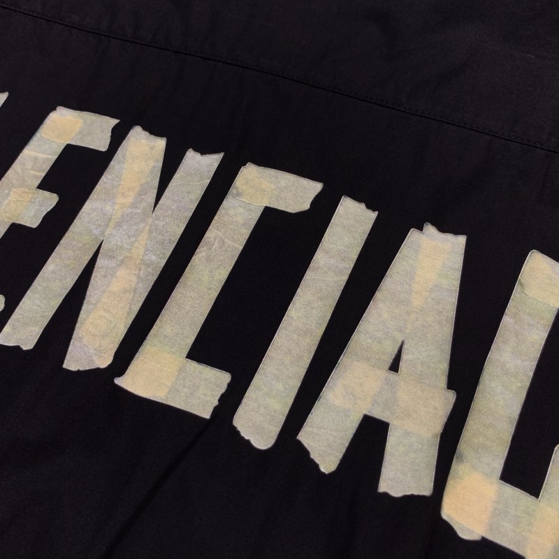 Ba*len*cia*ga Oversized back tape printed logo long sleeves