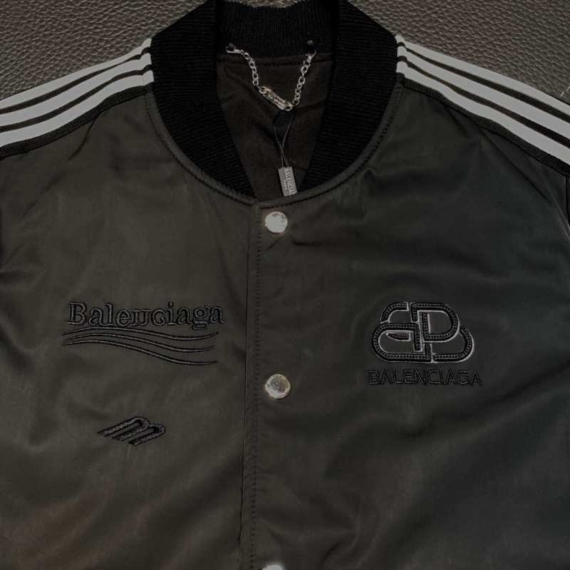 Ba*len*cia*ga digital print monogram trench coat