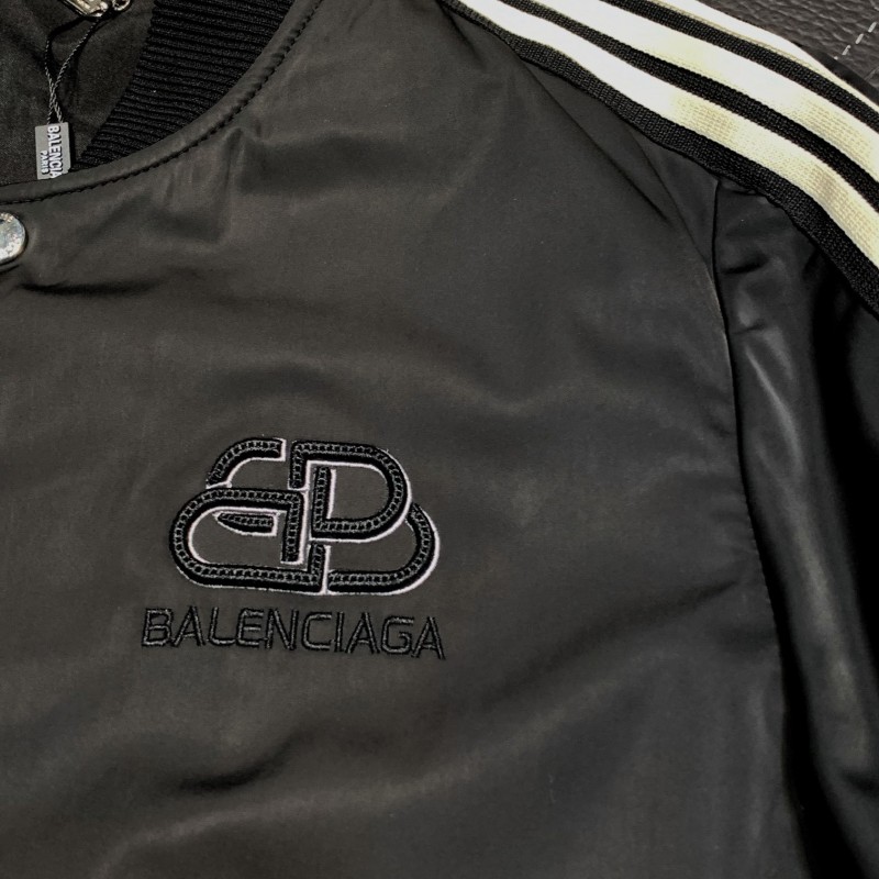 Ba*len*cia*ga digital print monogram trench coat