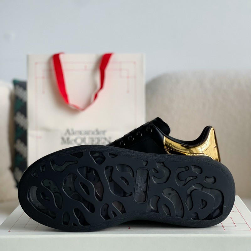 Ale*d*r M*Q*en MQ golden cowhide tail Air cushion bottom Sneakers