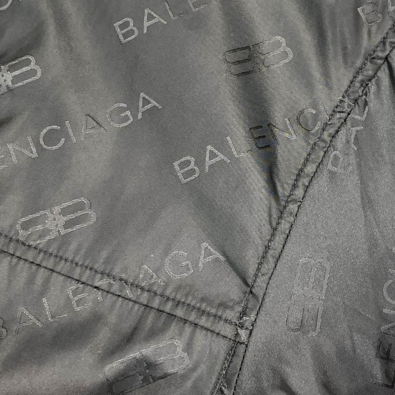 Ba*len*cia*ga  hooded stand collar jacket