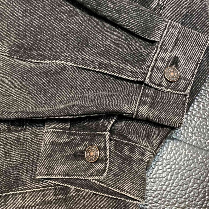 Ba*len*cia*ga  hooded stand collar jacket